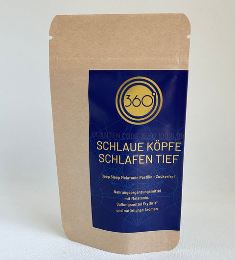 DEEP SLEEP Pastillen | Dein Ritual für die Nacht mit Melatonin, Safran & Inositol