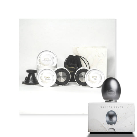 eyvo 6 Pro - Platin PURE oder mit Zubehör ohne Musik - SET